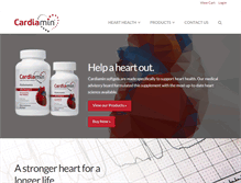 Tablet Screenshot of cardiamin.com